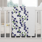 Indigo Magnolia - Soft Baby Blanket