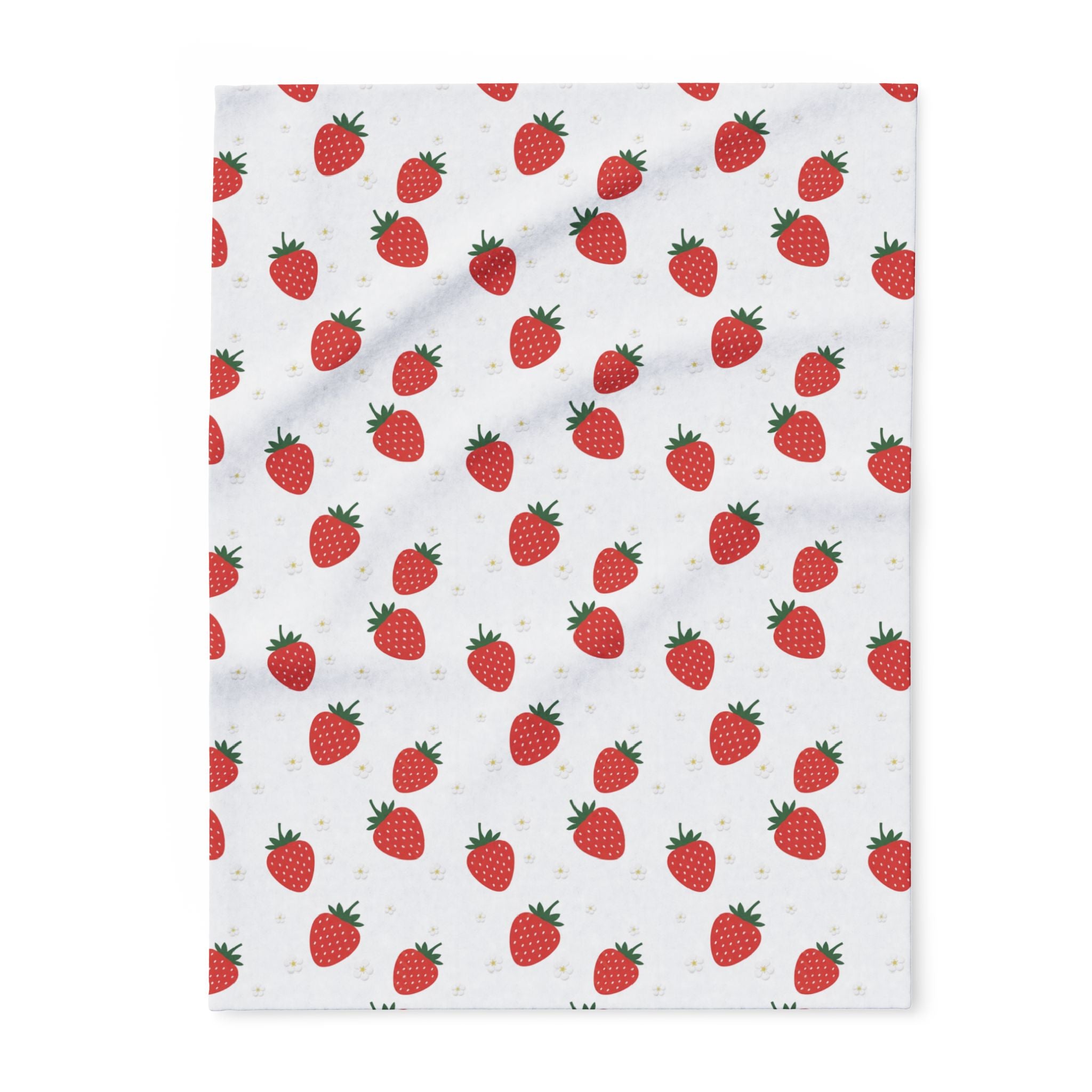 Strawberry Doodle - Arctic Fleece Blanket