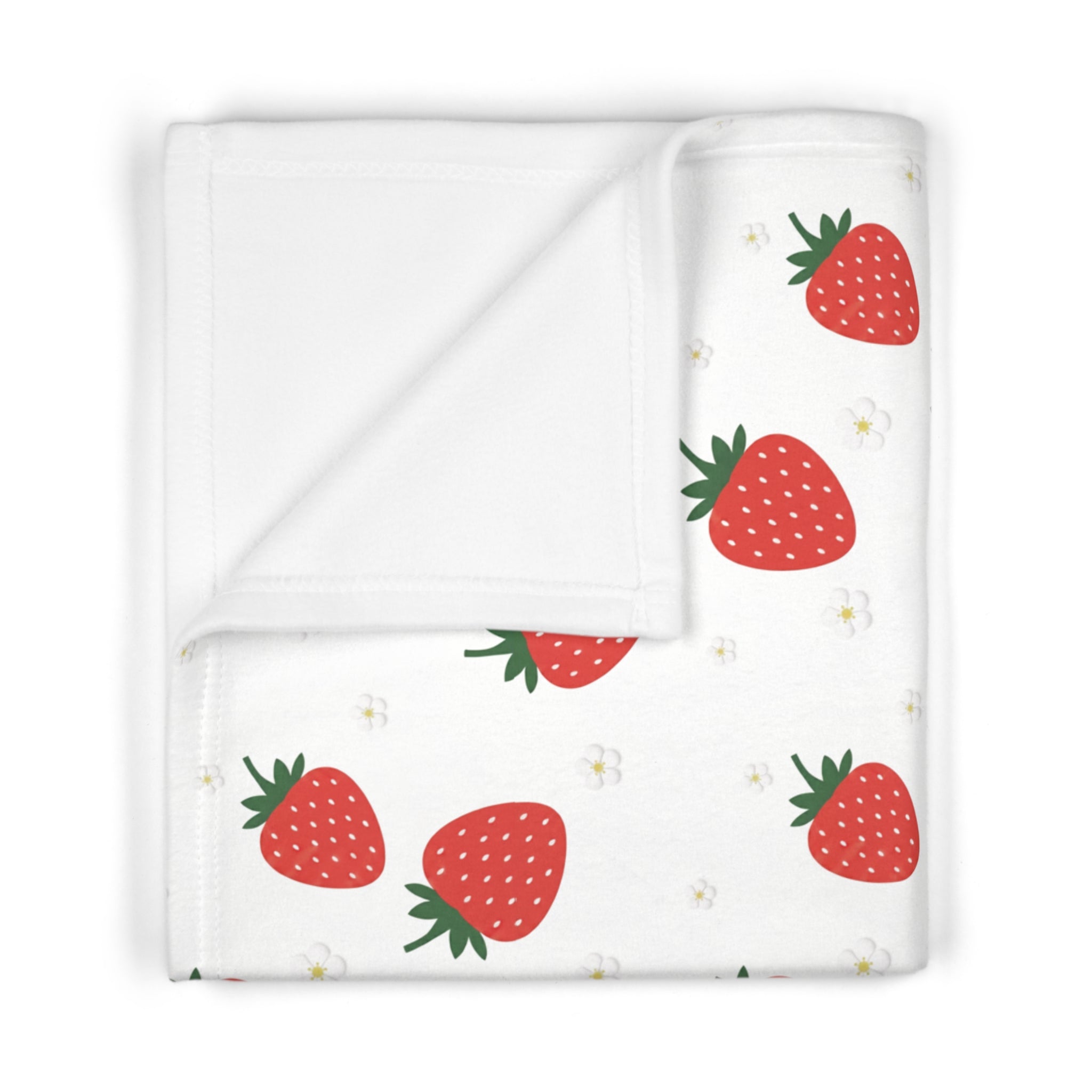 Strawberry Doodle - Baby Blanket