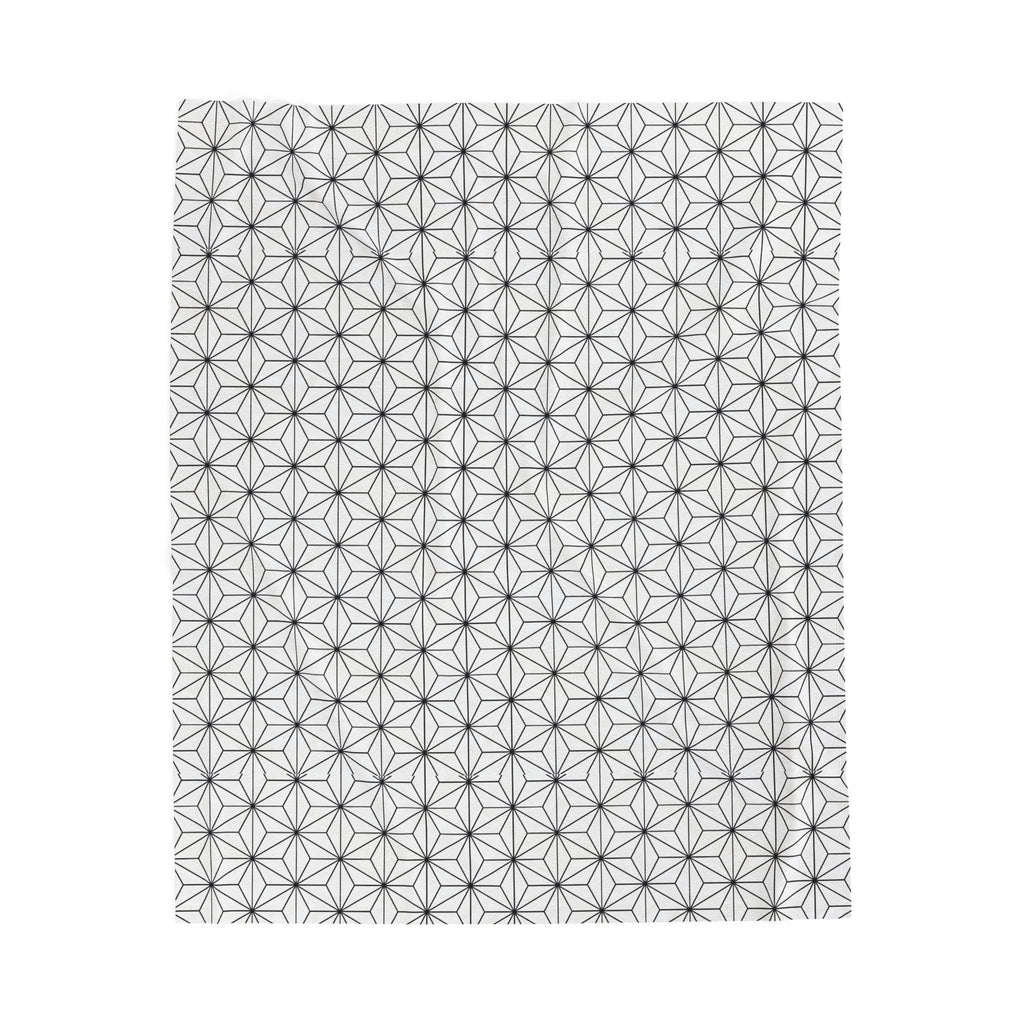 Black and White - Velveteen Plush Blanket