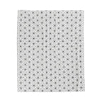 Black and White - Velveteen Plush Blanket
