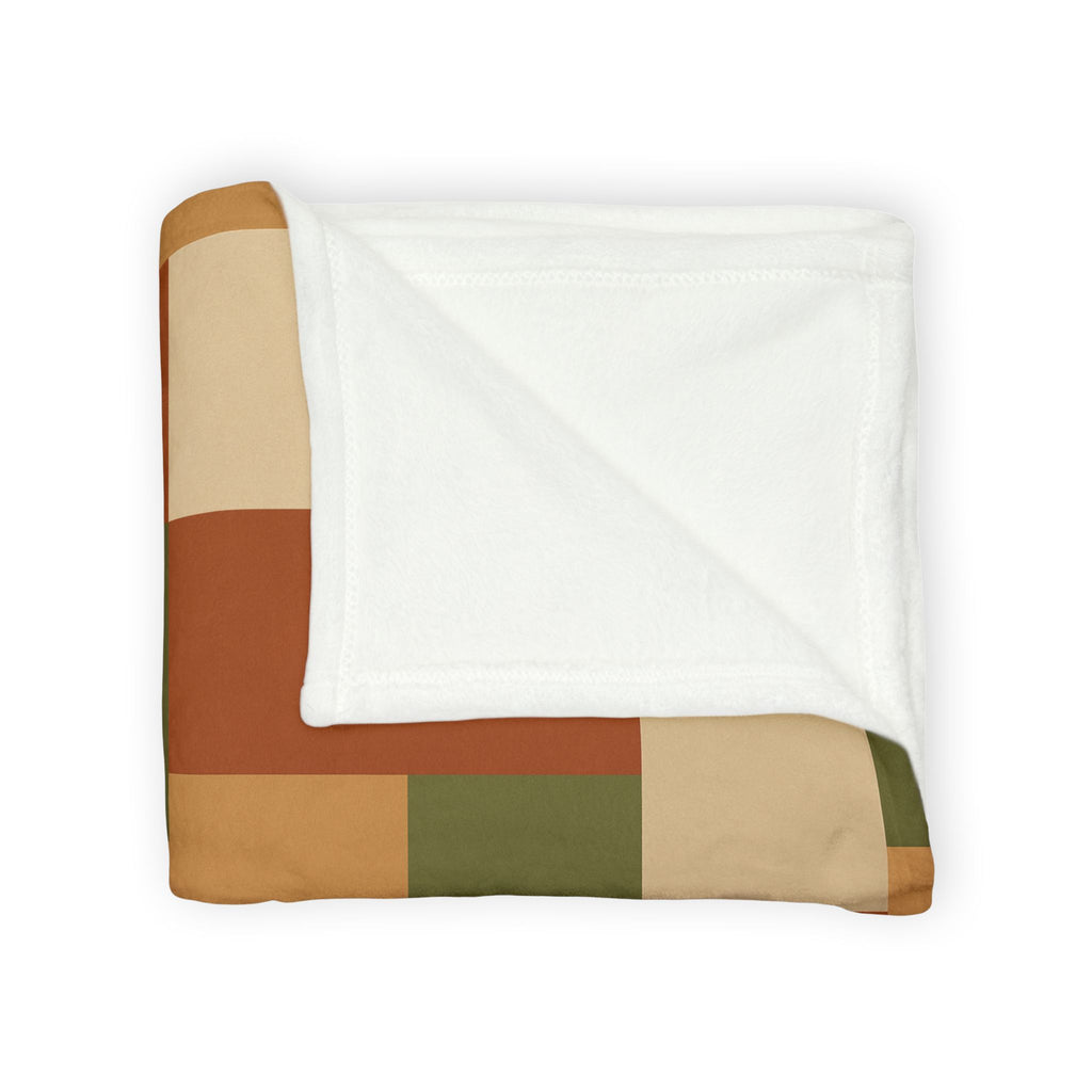 Patchwork Design - Soft Minky Blanket