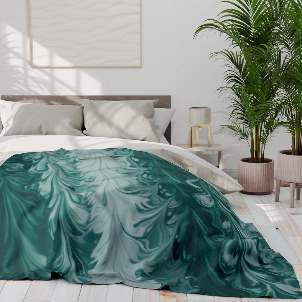 Fluid Art - Arctic Fleece Blanket