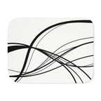 Curved Waves - Sherpa Fleece Blanket