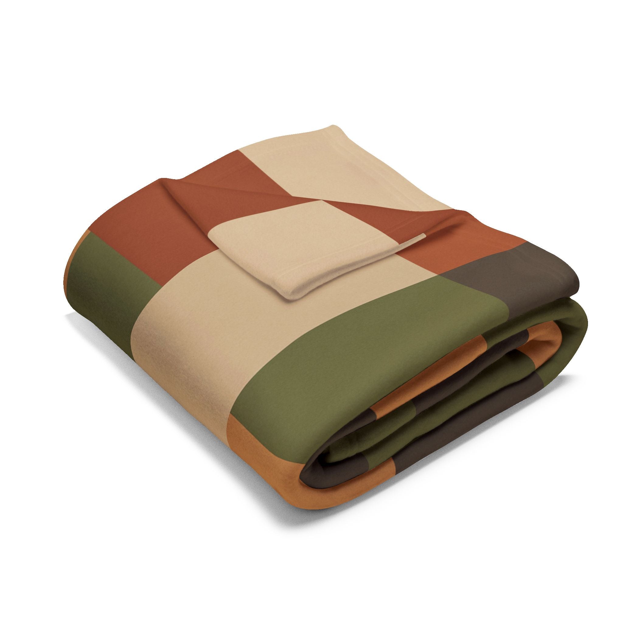 Patchwork Design - Arctic Fleece Blanket