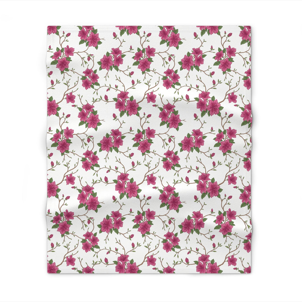 Azalea Floral - Throw Blanket