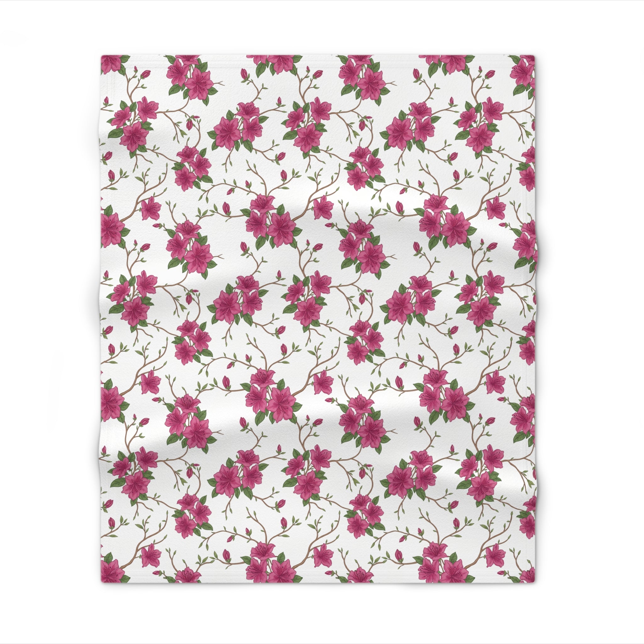 Azalea Floral - Throw Blanket