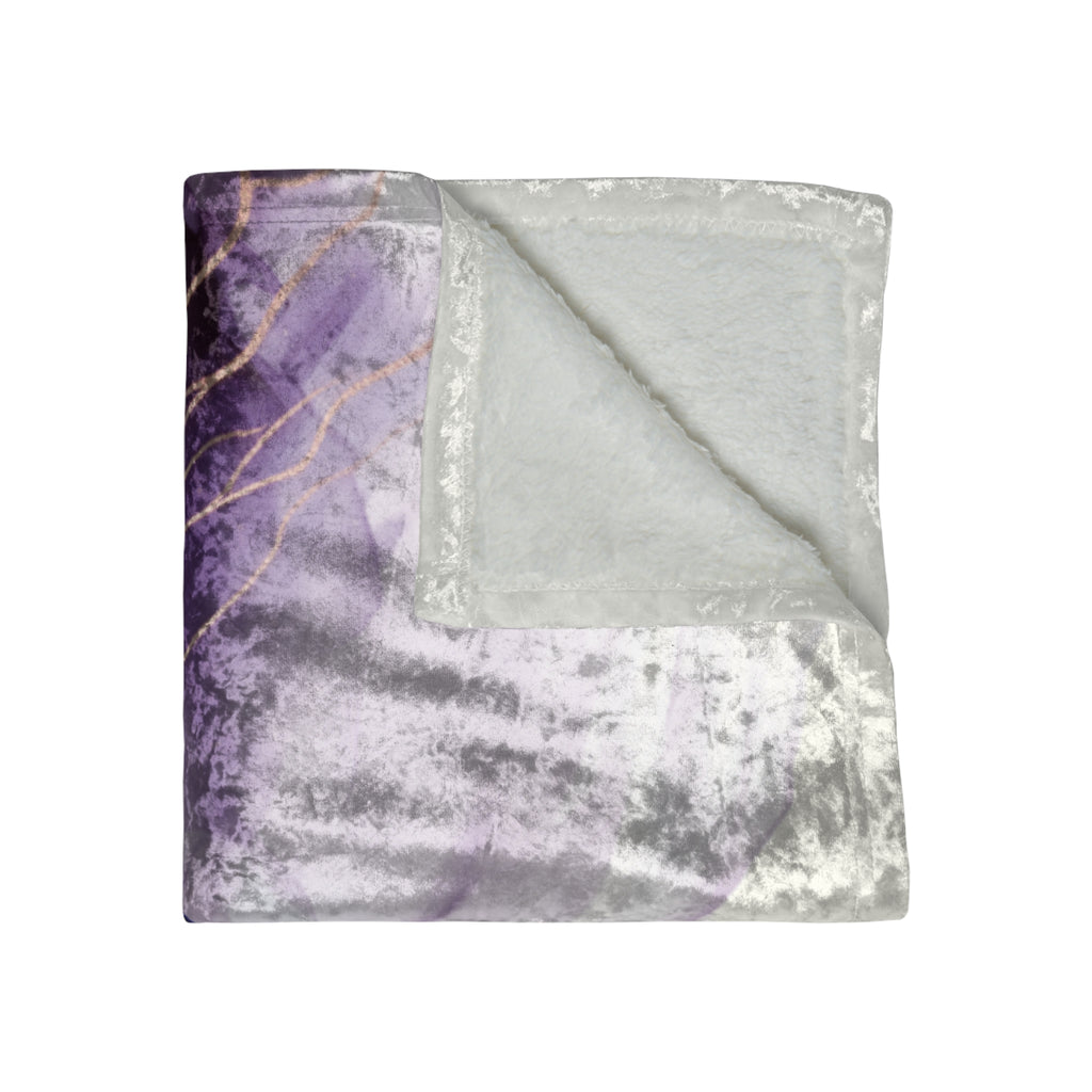 Abstract Art - Crushed Velvet Blanket