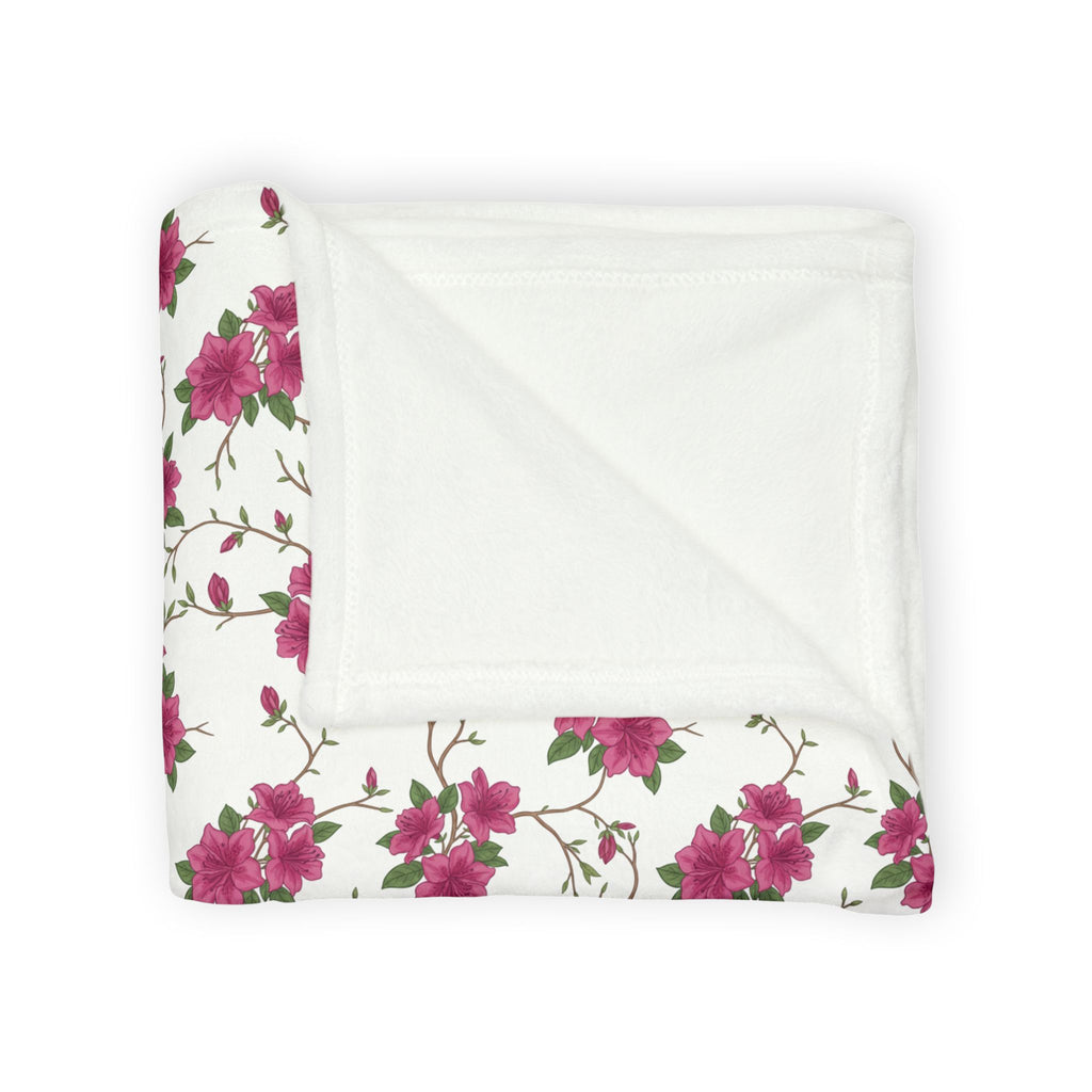 Azalea Floral - Soft Minky Blanket