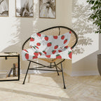 Strawberry Doodle - Velveteen Microfiber Blanket