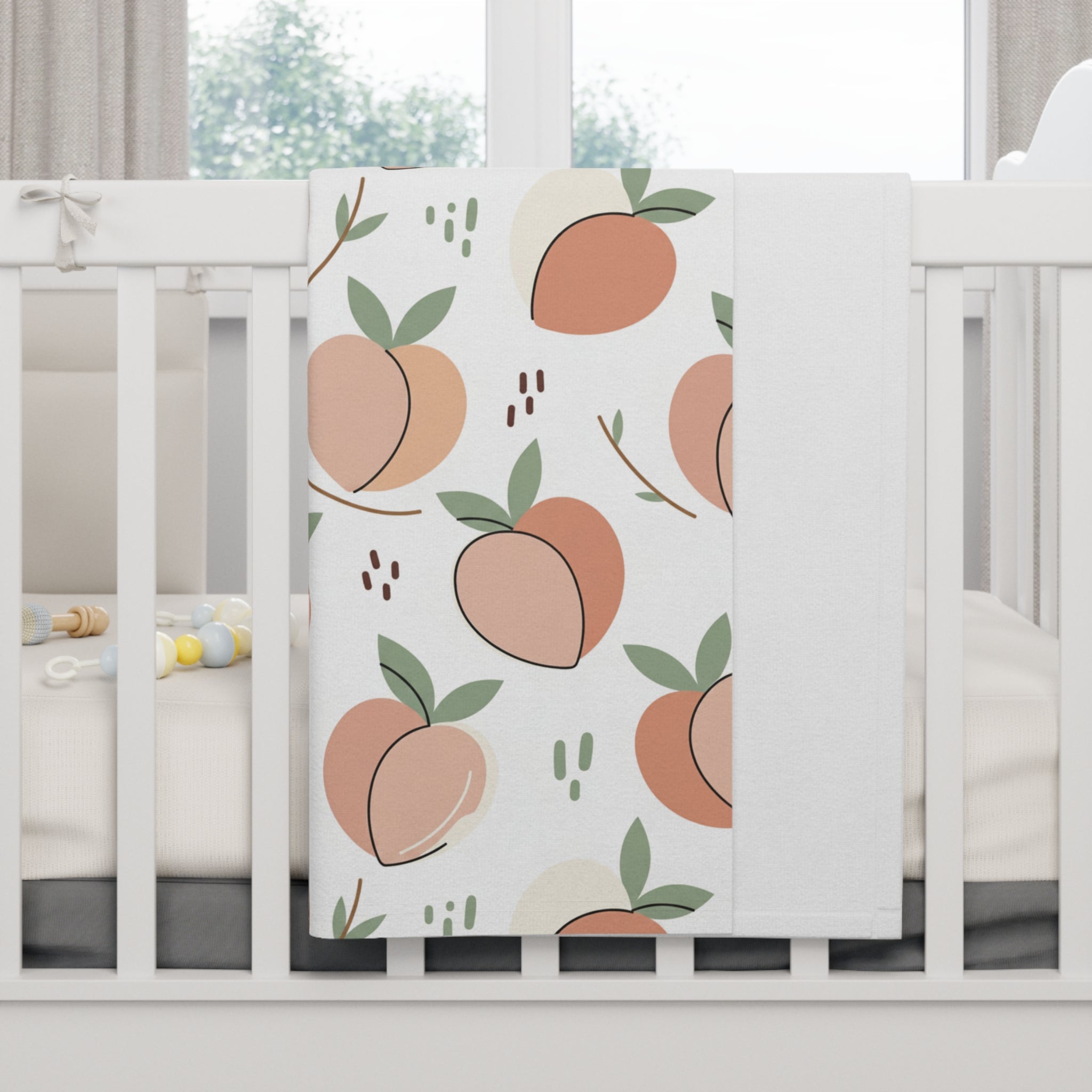 Peach Seamless - Baby Blanket