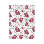 Azalea Floral - Velveteen Microfiber Blanket