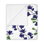 Indigo Magnolia - Throw Blanket
