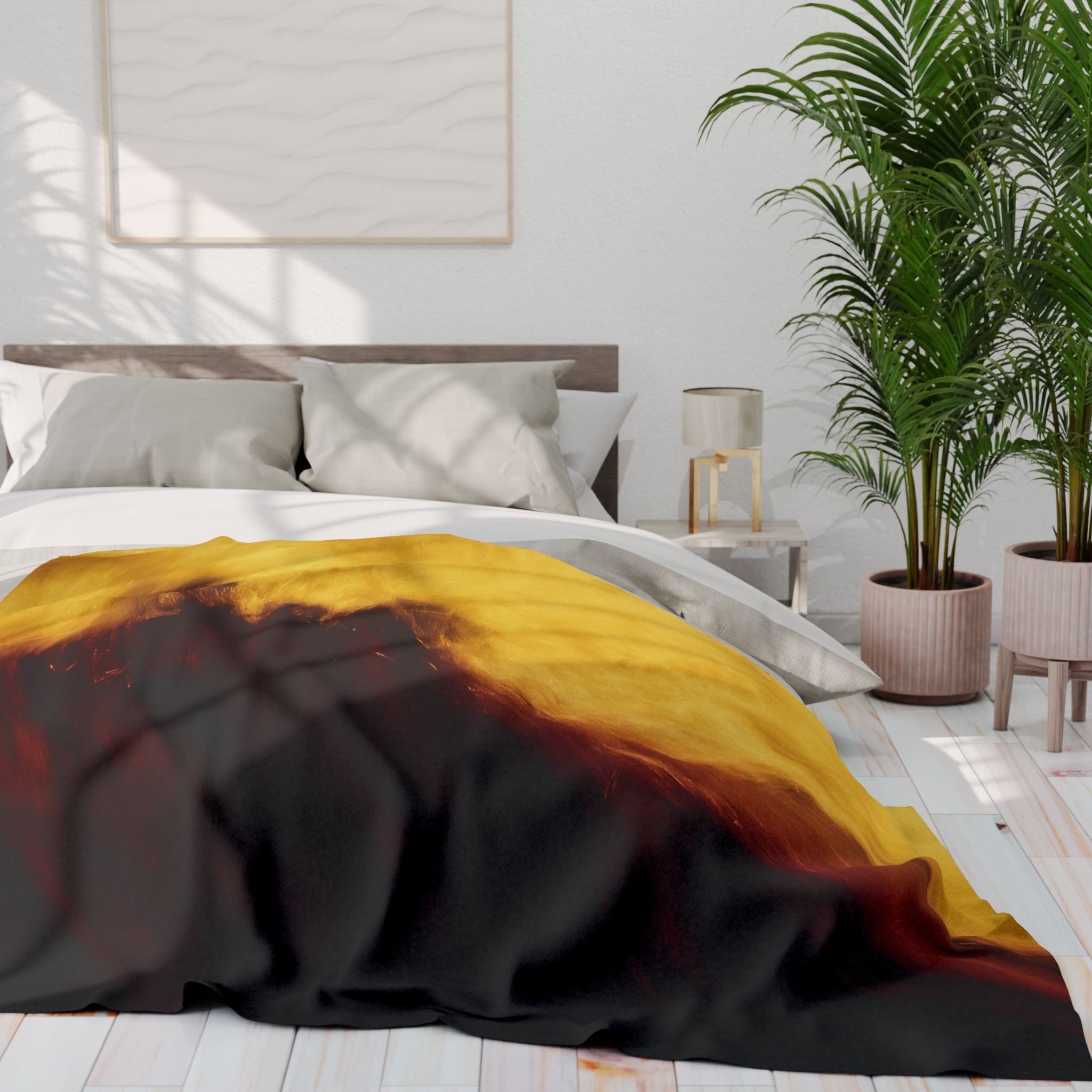 Molten Flow - Arctic Fleece Blanket