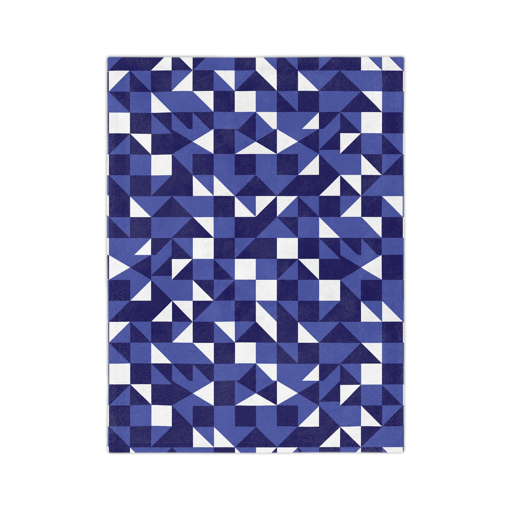 Geometric Abstraction - Microfiber Blanket