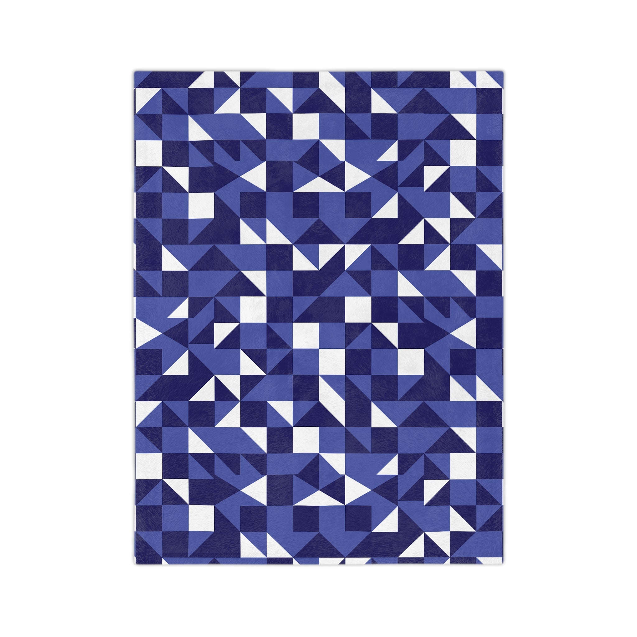 Geometric Abstraction - Microfiber Blanket