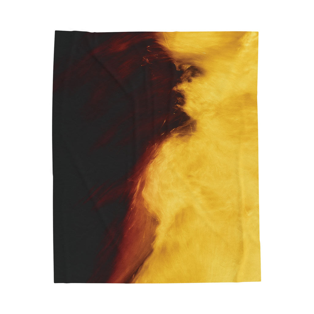 Molten Flow - Velveteen Plush Blanket