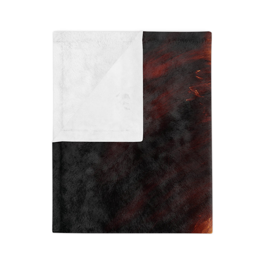 Molten Flow - Velveteen Microfiber Blanket