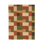 Patchwork Design - Velveteen Plush Blanket