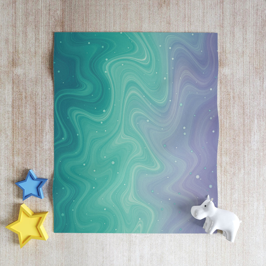 Aqua Dreamscape - Throw Blanket