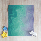 Aqua Dreamscape - Throw Blanket