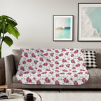 Azalea Floral - Sherpa Fleece Blanket