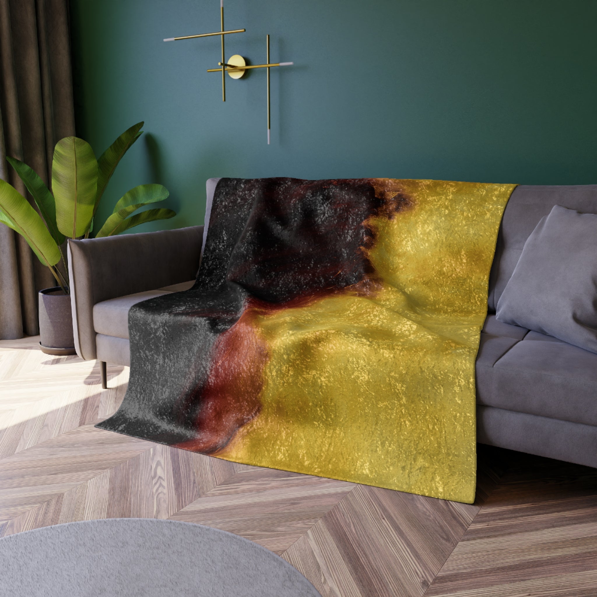 Molten Flow - Crushed Velvet Blanket