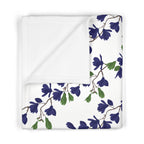 Indigo Magnolia - Soft Baby Blanket