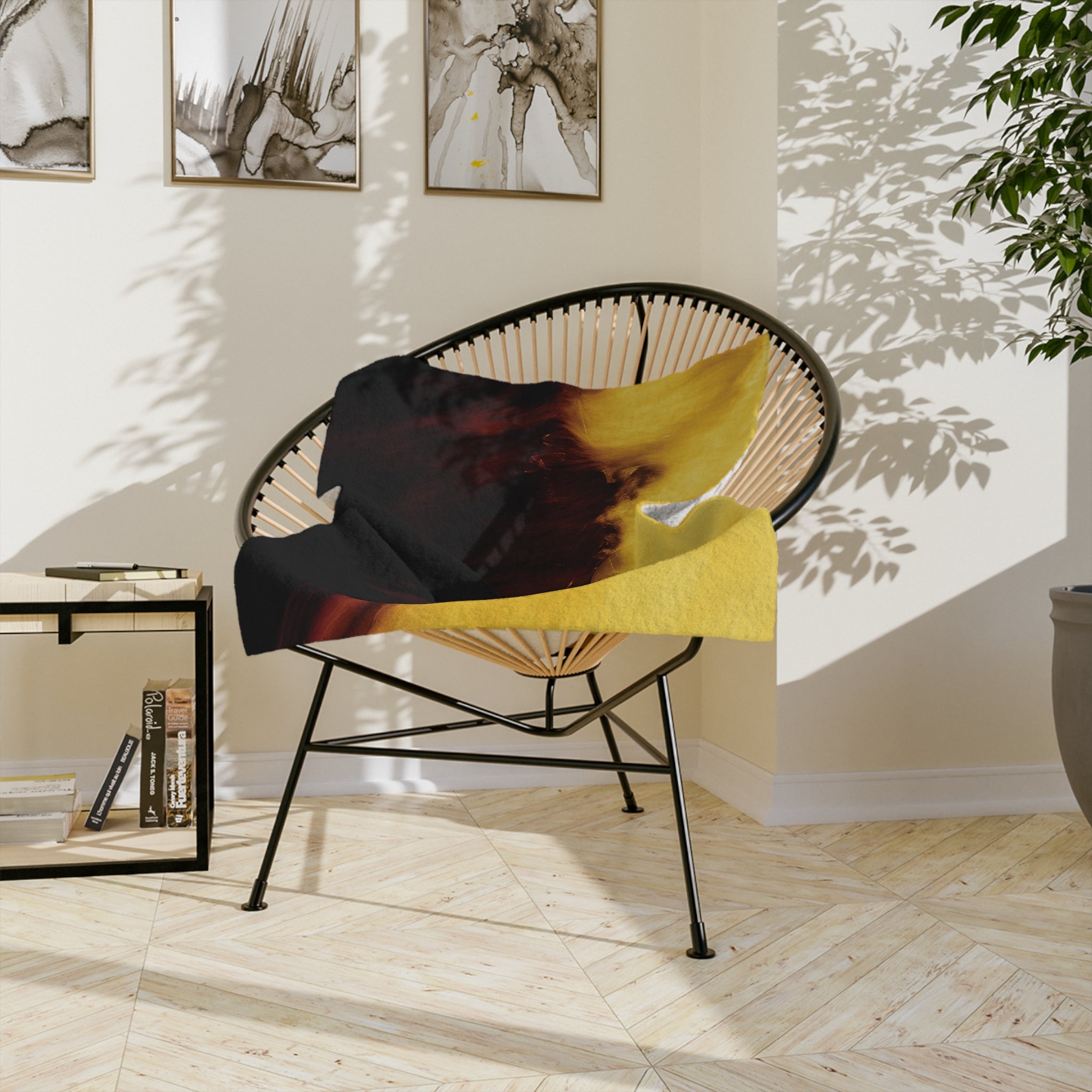 Molten Flow - Velveteen Microfiber Blanket