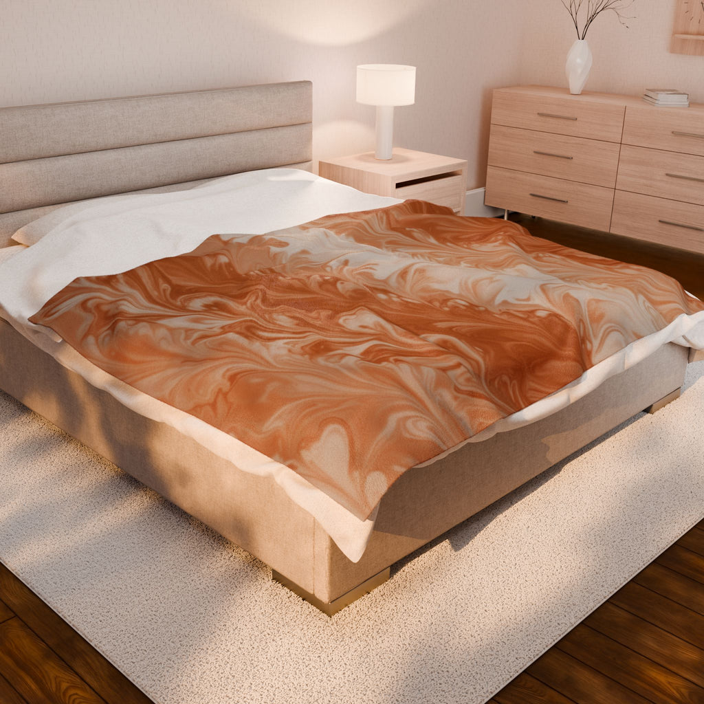 Fluid Art - Velveteen Plush Blanket