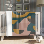Muted Geometric - Throw Blanket