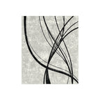 Curved Waves - Crushed Velvet Blanket