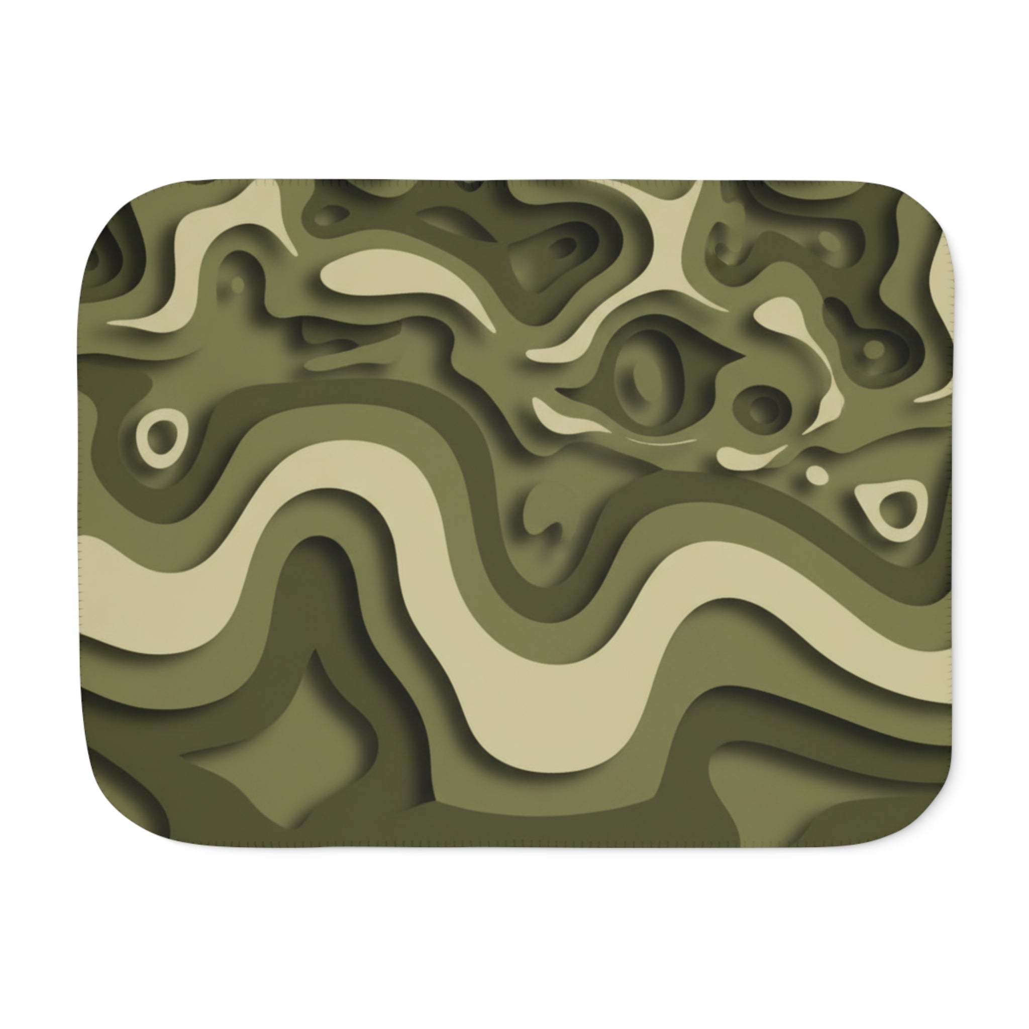 Abstract Paper Cut - Sherpa Fleece Blanket