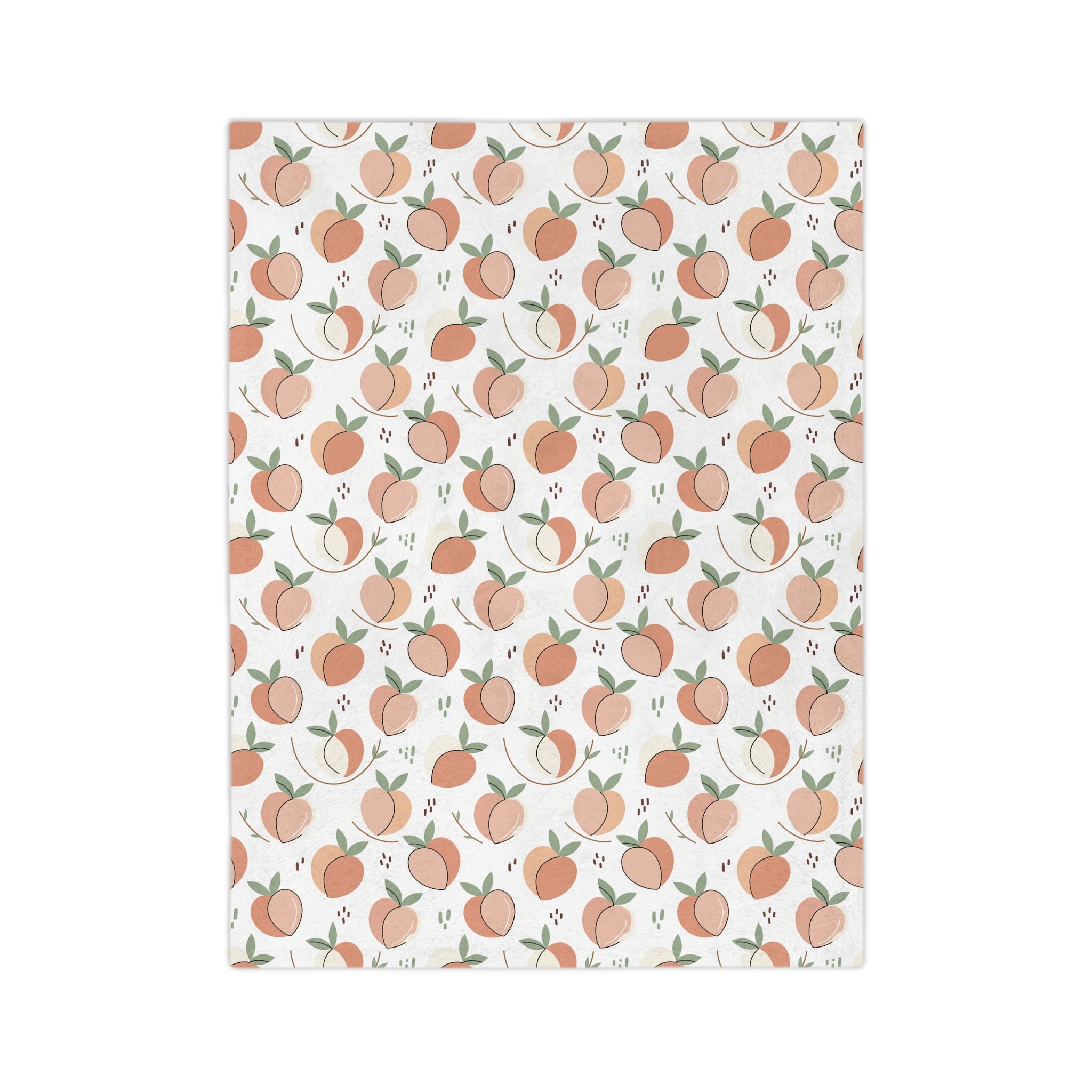 Peach Seamless - Velveteen Microfiber Blanket