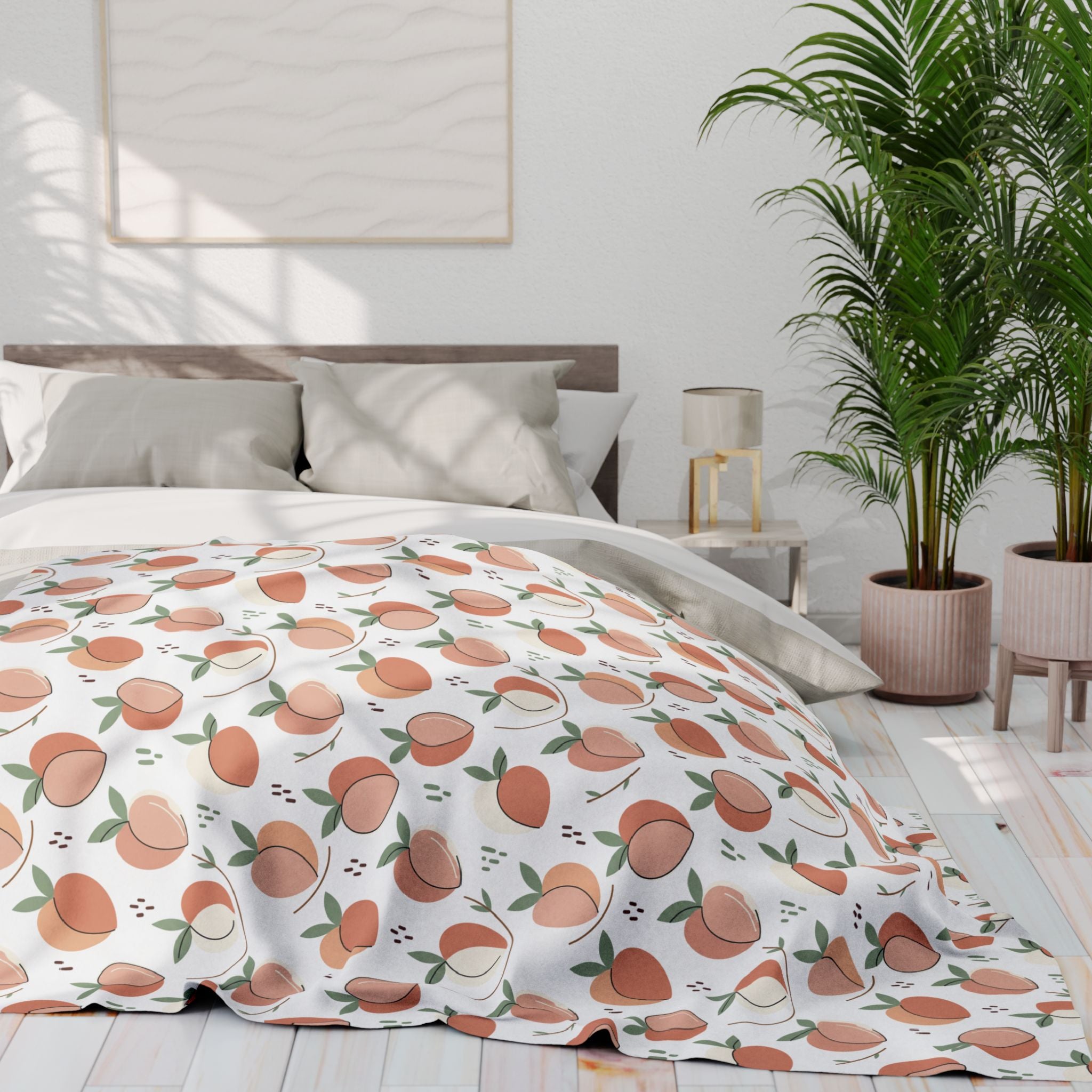Peach Seamless - Arctic Fleece Blanket