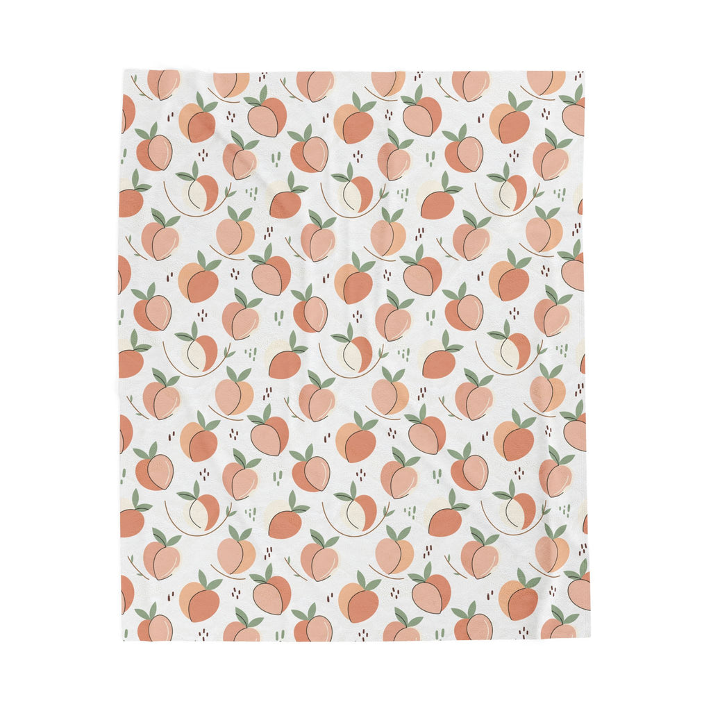 Peach Seamless - Velveteen Plush Blanket