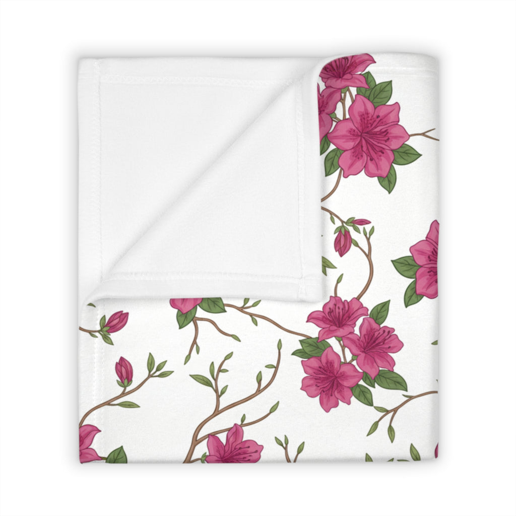 Azalea Floral - Throw Blanket