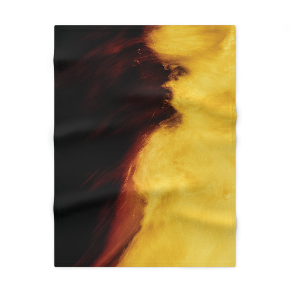 Molten Flow - Fleece Baby Blanket