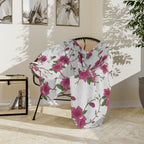 Azalea Floral - Velveteen Microfiber Blanket