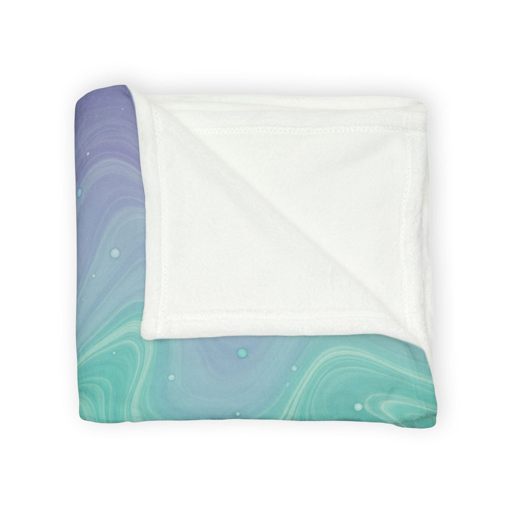 Aqua Dreamscape - Soft Minky Blanket