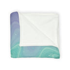 Aqua Dreamscape - Soft Minky Blanket