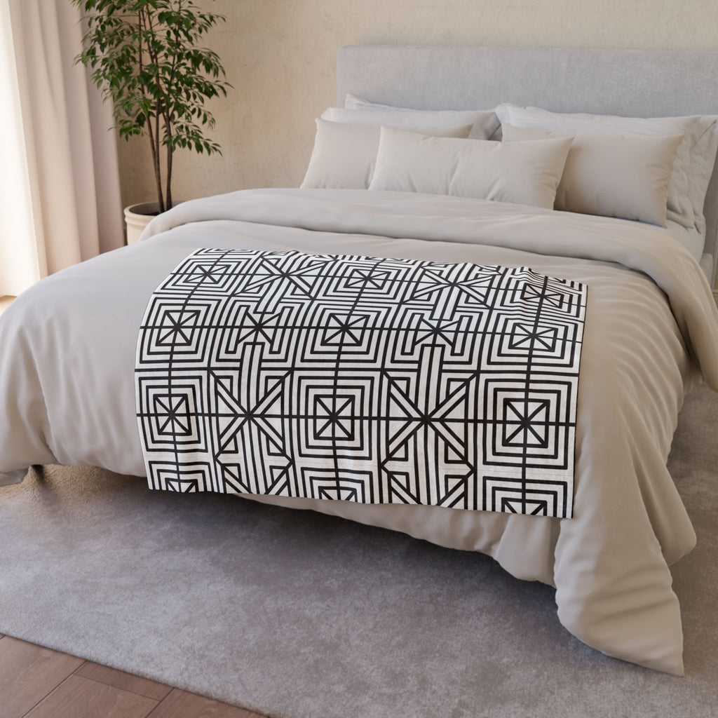 Black and White -  Soft Minky Blankets