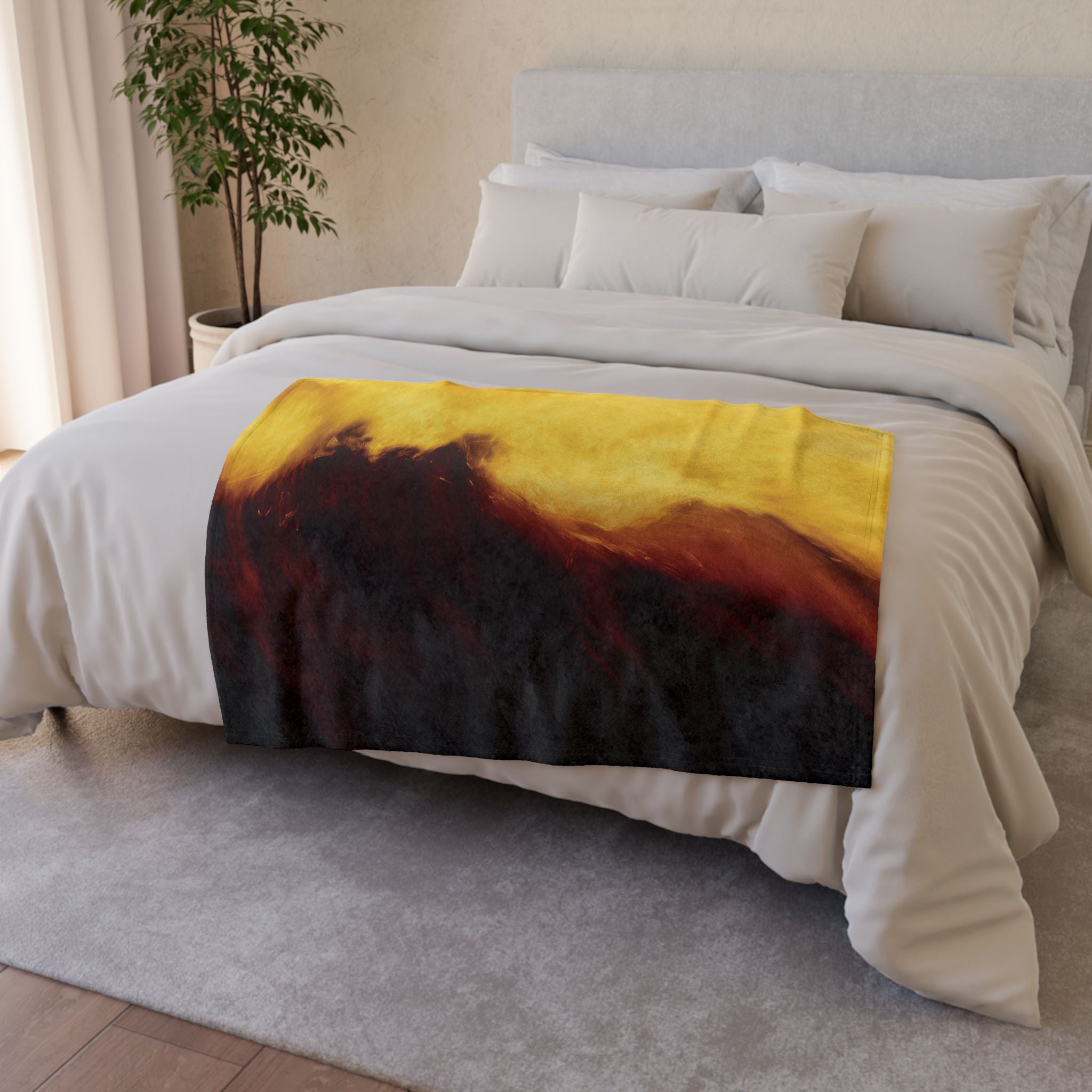 Molten Flow - Soft Minky Blanket