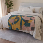 Muted Geometric - Soft Minky Blanket