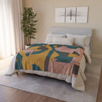 Muted Geometric - Soft Minky Blanket