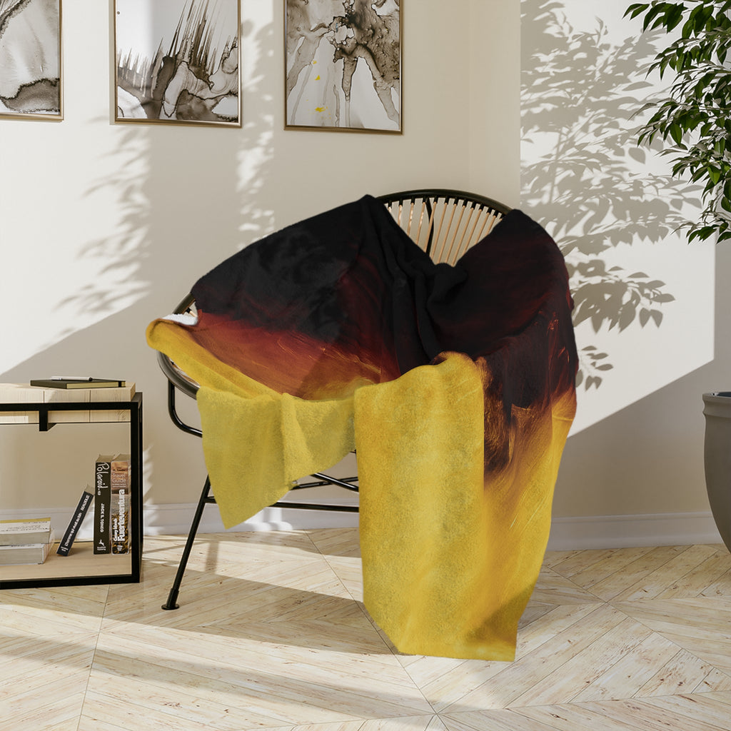 Molten Flow - Velveteen Microfiber Blanket