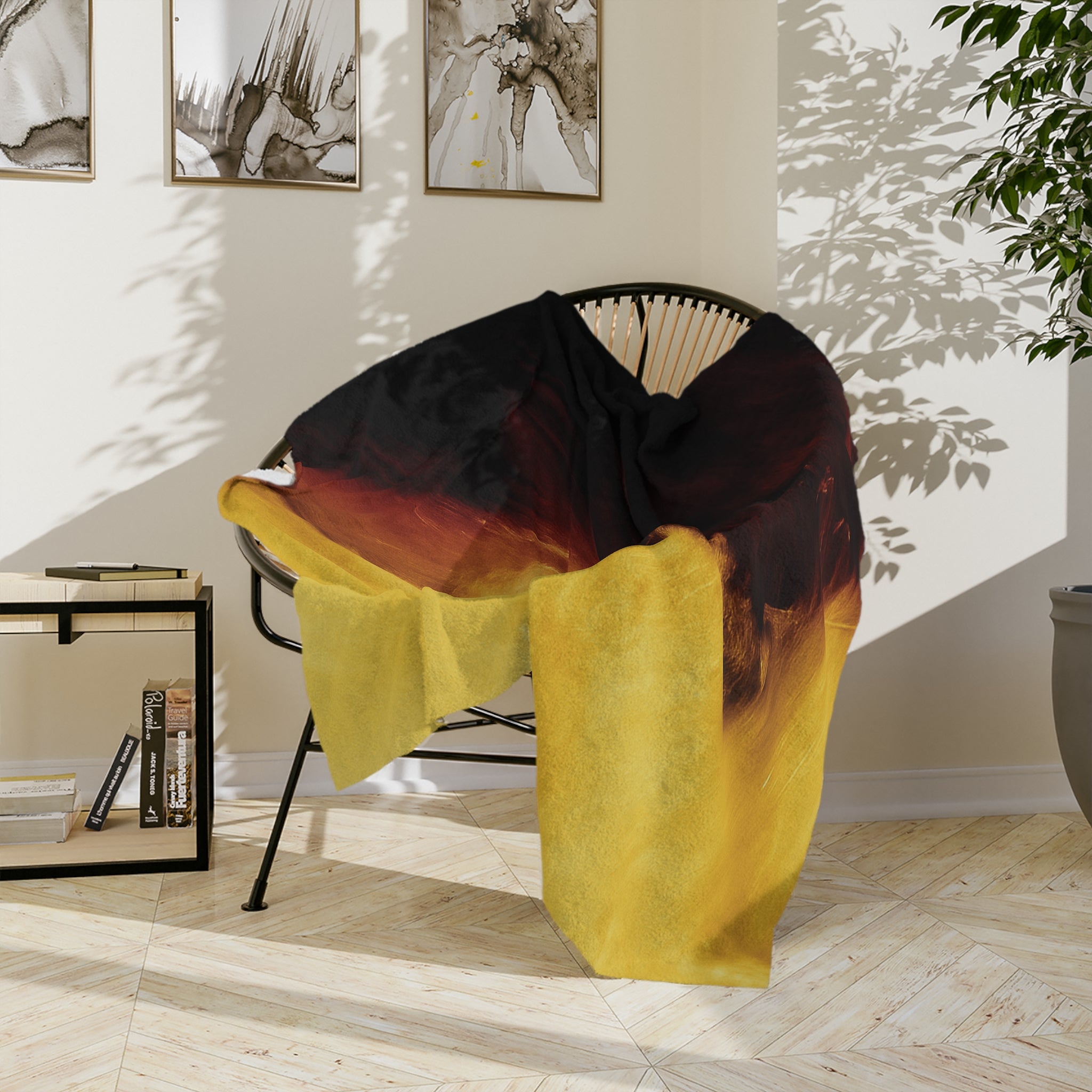 Molten Flow - Velveteen Microfiber Blanket