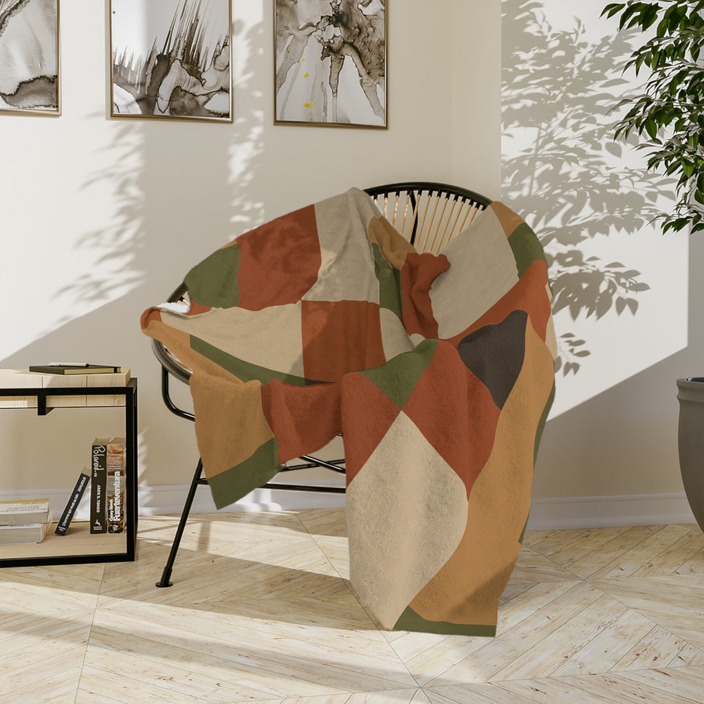 Patchwork Design - Microfiber Blanket