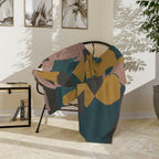 Muted Geometric - Velveteen Microfiber Blanket