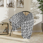 Black and White - Velveteen Microfiber Blanket